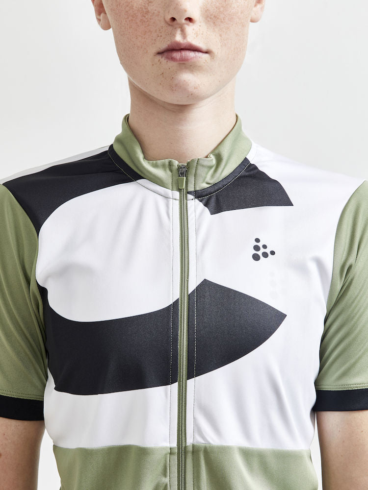 Craft Core Endur Logo Jersey W - White/Olive