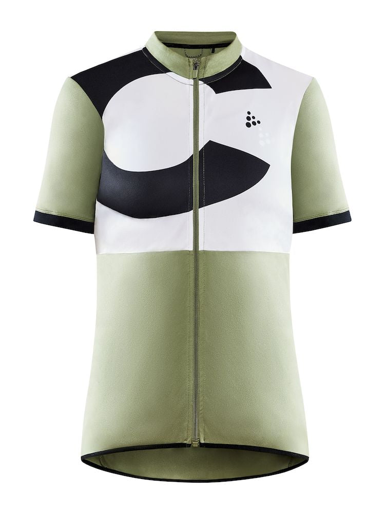 Craft Core Endur Logo Jersey W - White/Olive