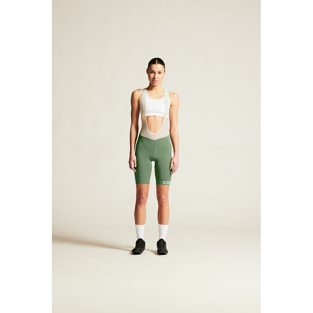 Craft Core Endur Bib Shorts W - Thyme/ Tofu