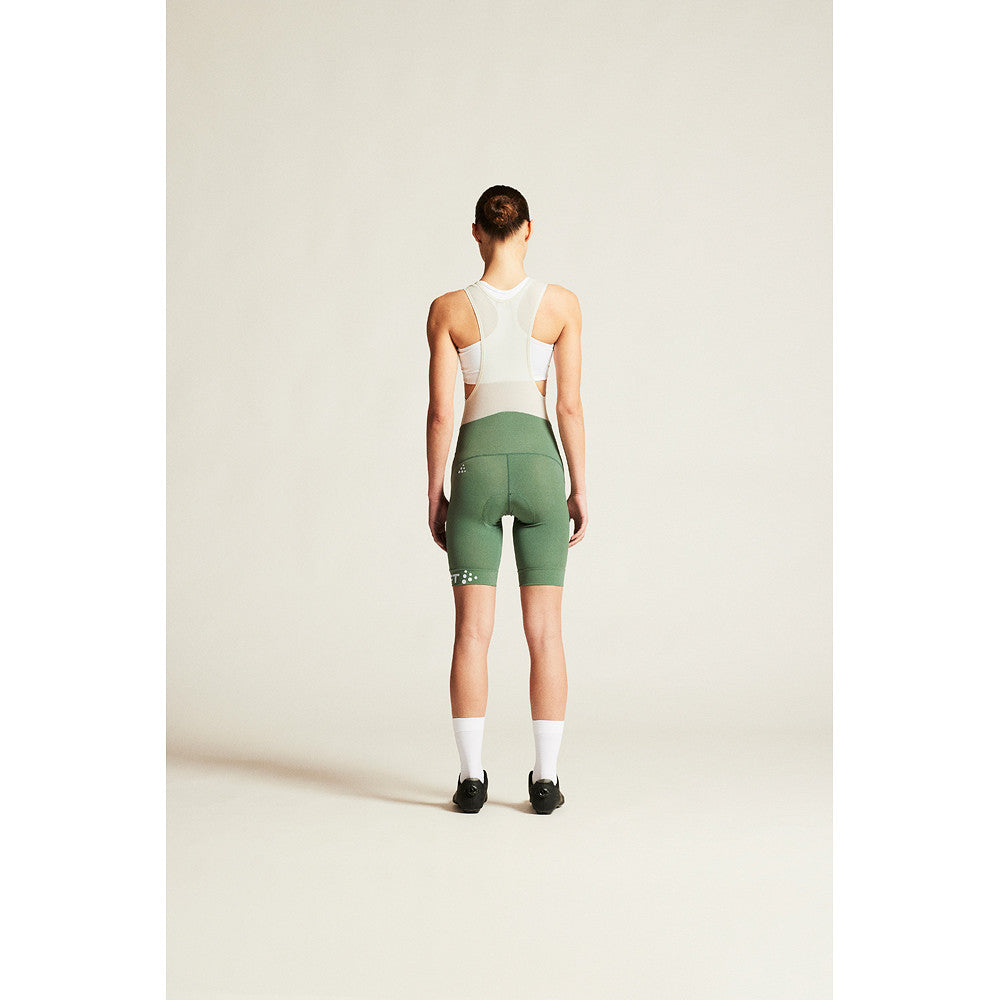 Craft Core Endur Bib Shorts W - Thyme/ Tofu
