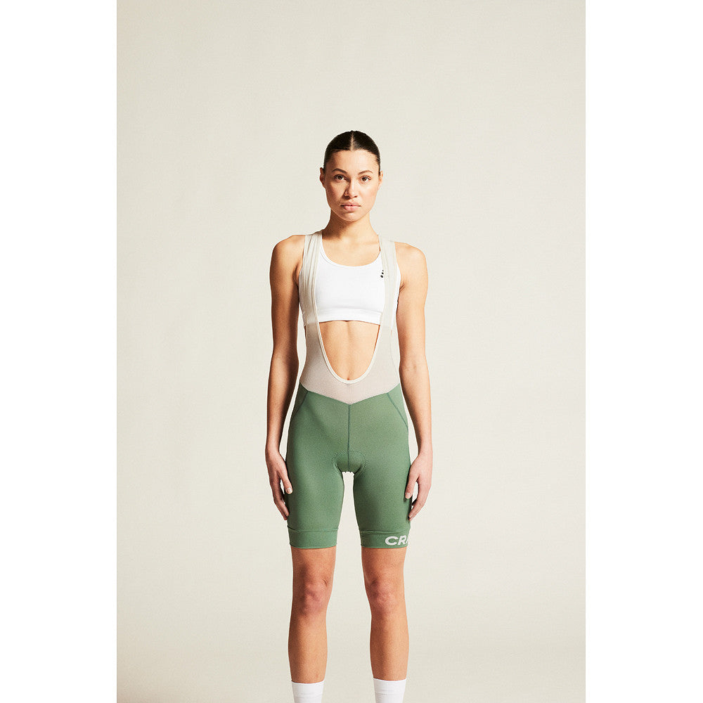 Craft Core Endur Bib Shorts W - Thyme/ Tofu