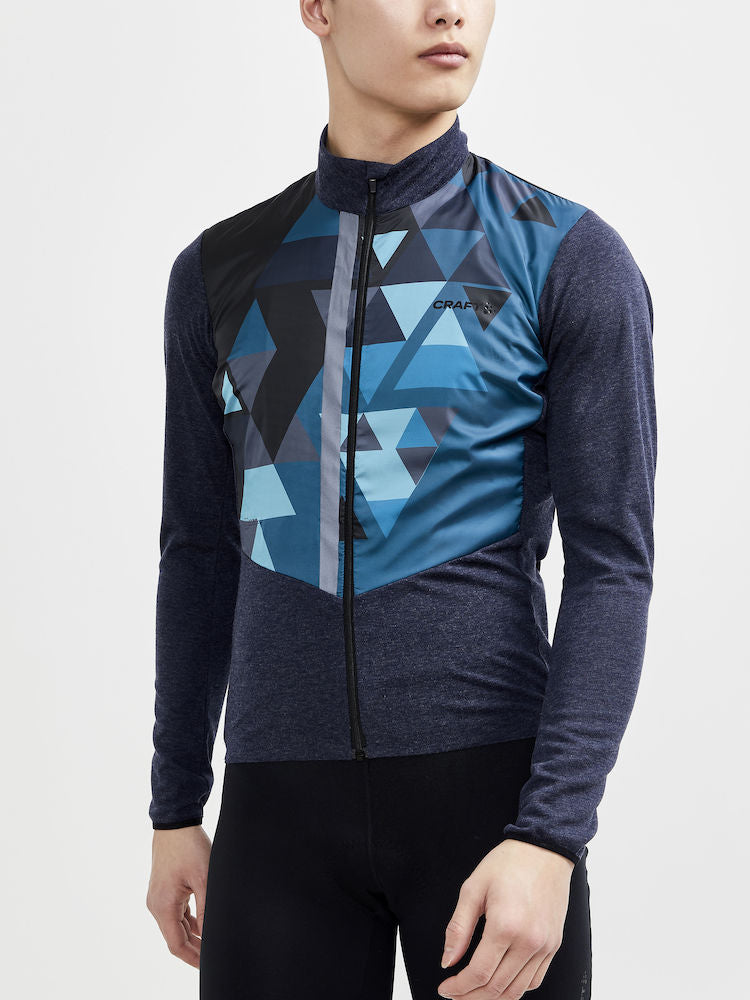 Craft Adv Bike Subz Wool Ls Jersey M - Blaze-Multi
