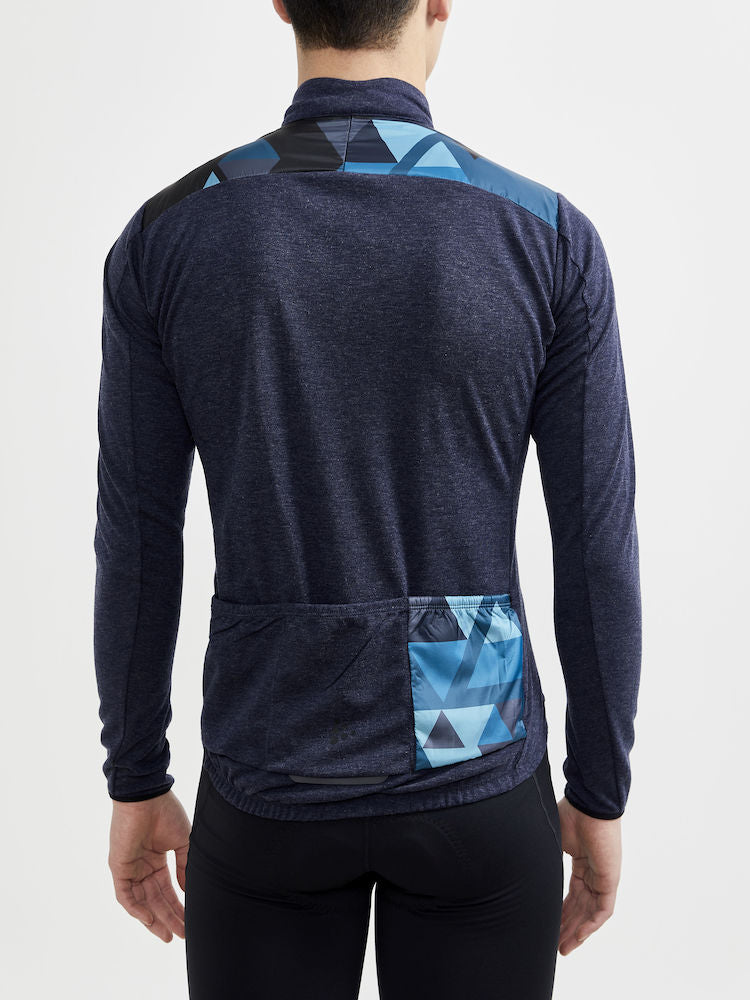 Craft Adv Bike Subz Wool Ls Jersey M - Blaze-Multi