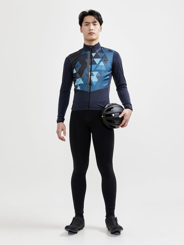 Craft Adv Bike Subz Wool Ls Jersey M - Blaze-Multi