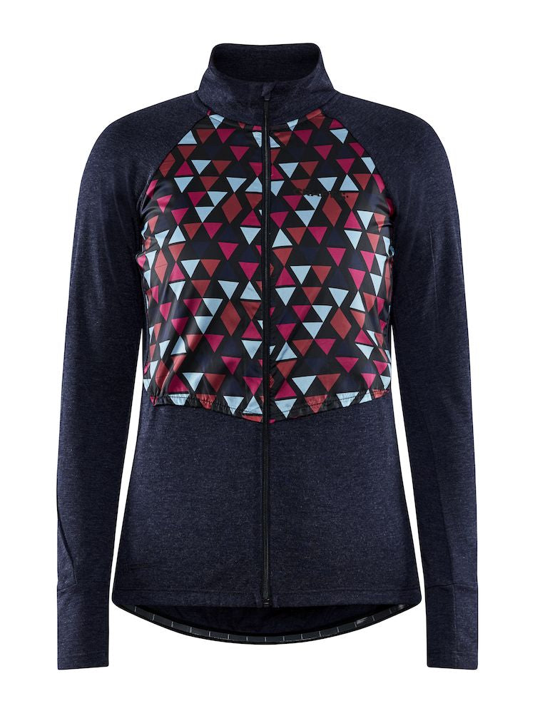Craft Adv Bike Subz Wool Ls Jersey W - Blaze-Multi