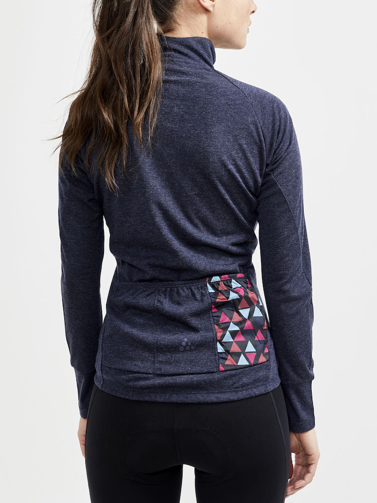 Craft Adv Bike Subz Wool Ls Jersey W - Blaze-Multi