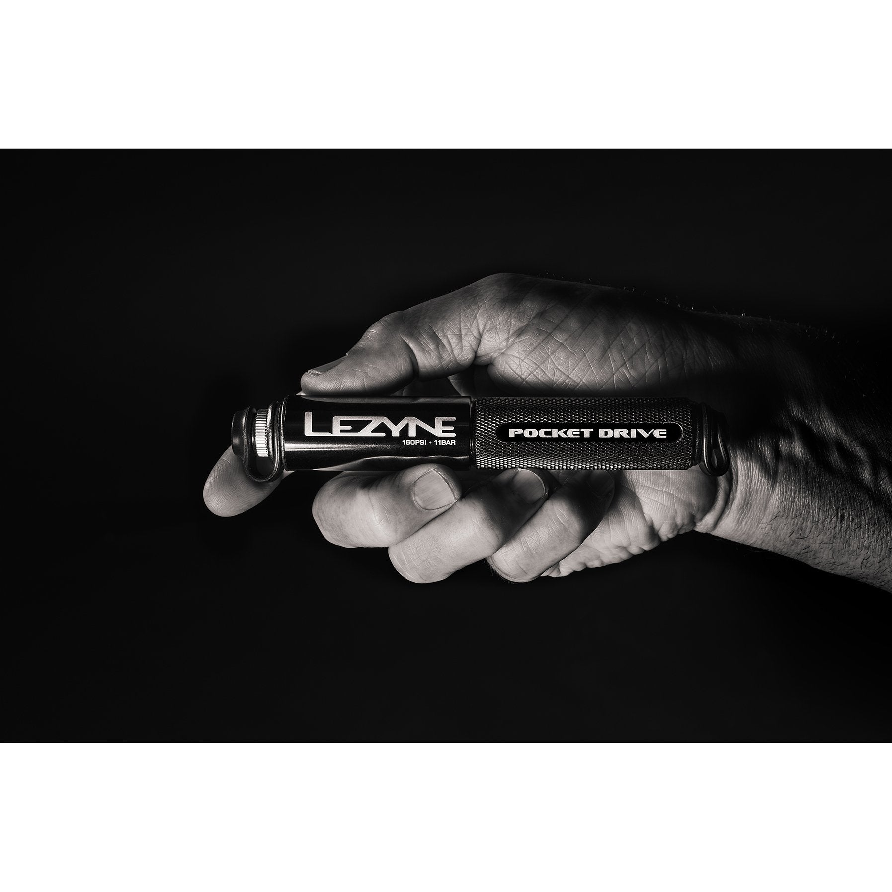 Lezyne Pocket Drive Fietspomp Black Gloss