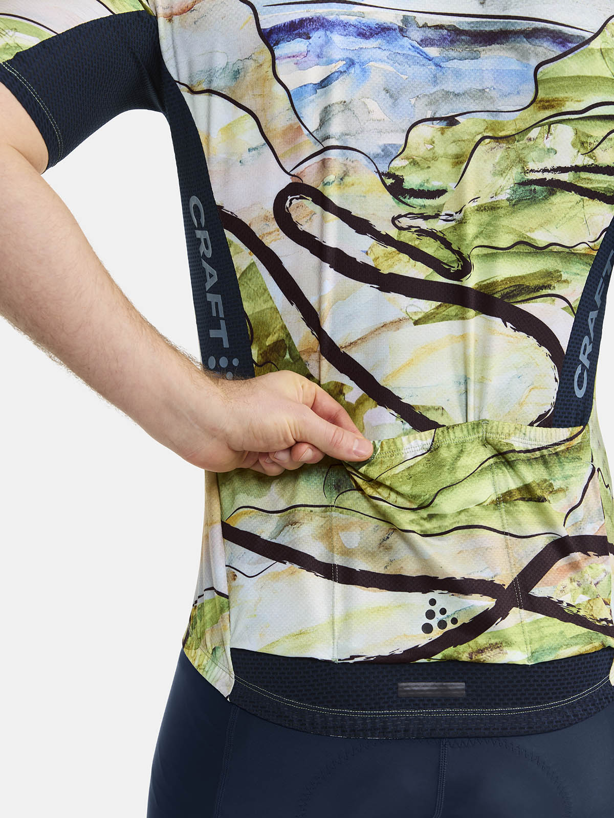 Craft Adv Endur Graphic Jersey M - Blaze-Free