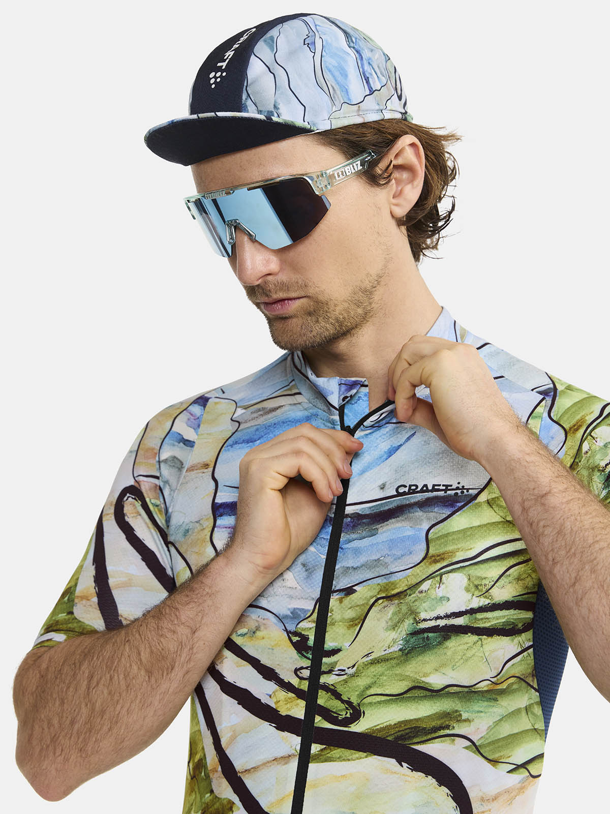 Craft Adv Endur Graphic Jersey M - Blaze-Free