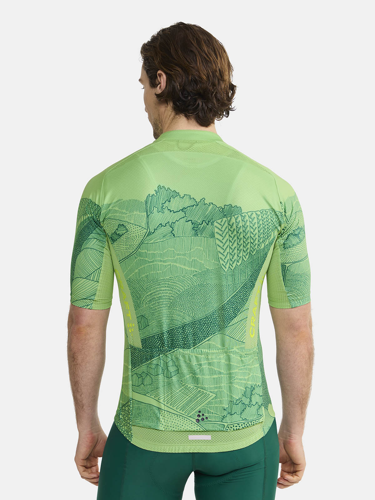 Craft Adv Endur Graphic Jersey M - Spruce-Twig