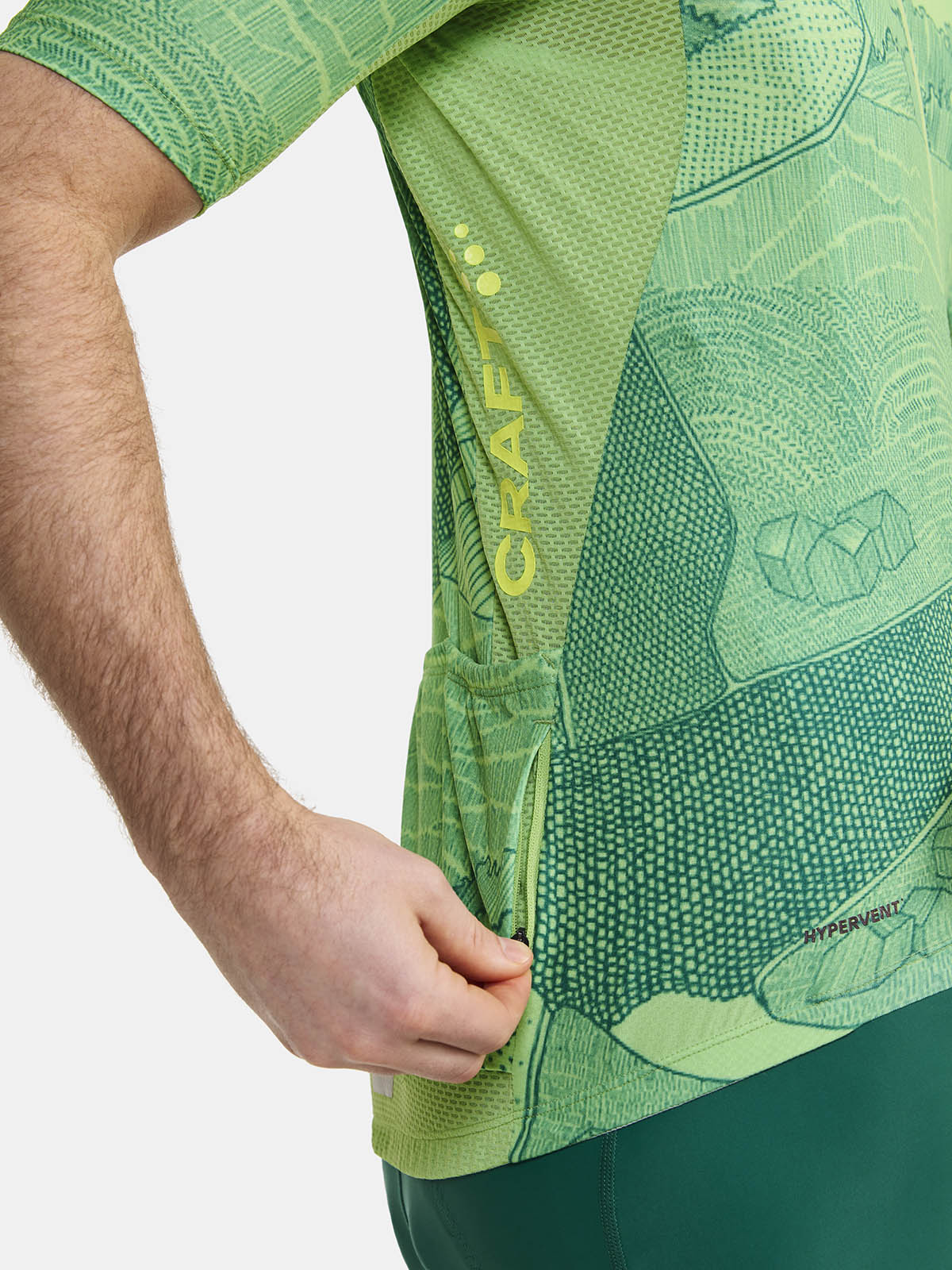 Craft Adv Endur Graphic Jersey M - Spruce-Twig
