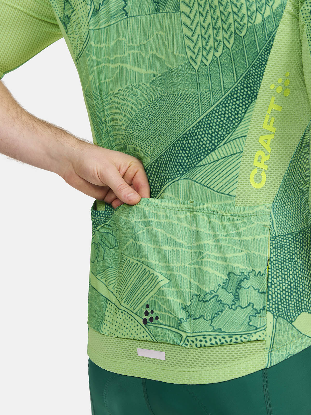 Craft Adv Endur Graphic Jersey M - Spruce-Twig