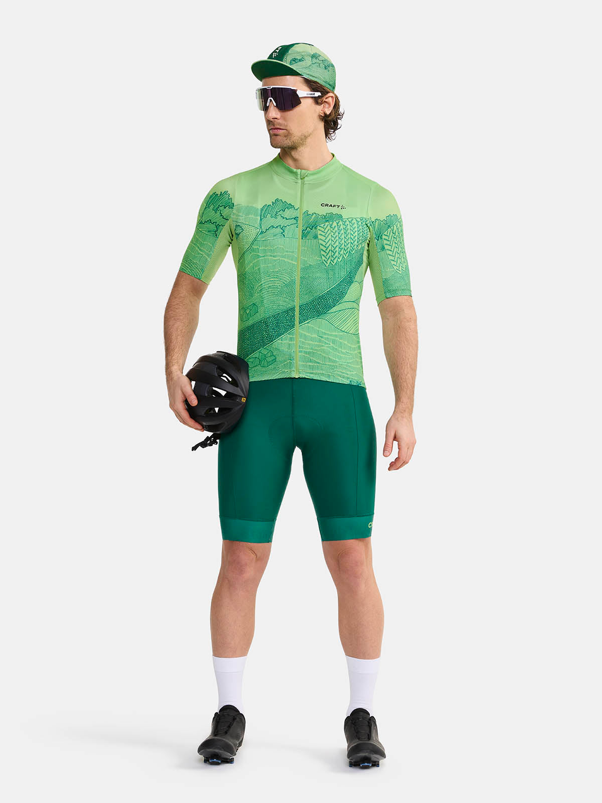 Craft Adv Endur Graphic Jersey M - Spruce-Twig