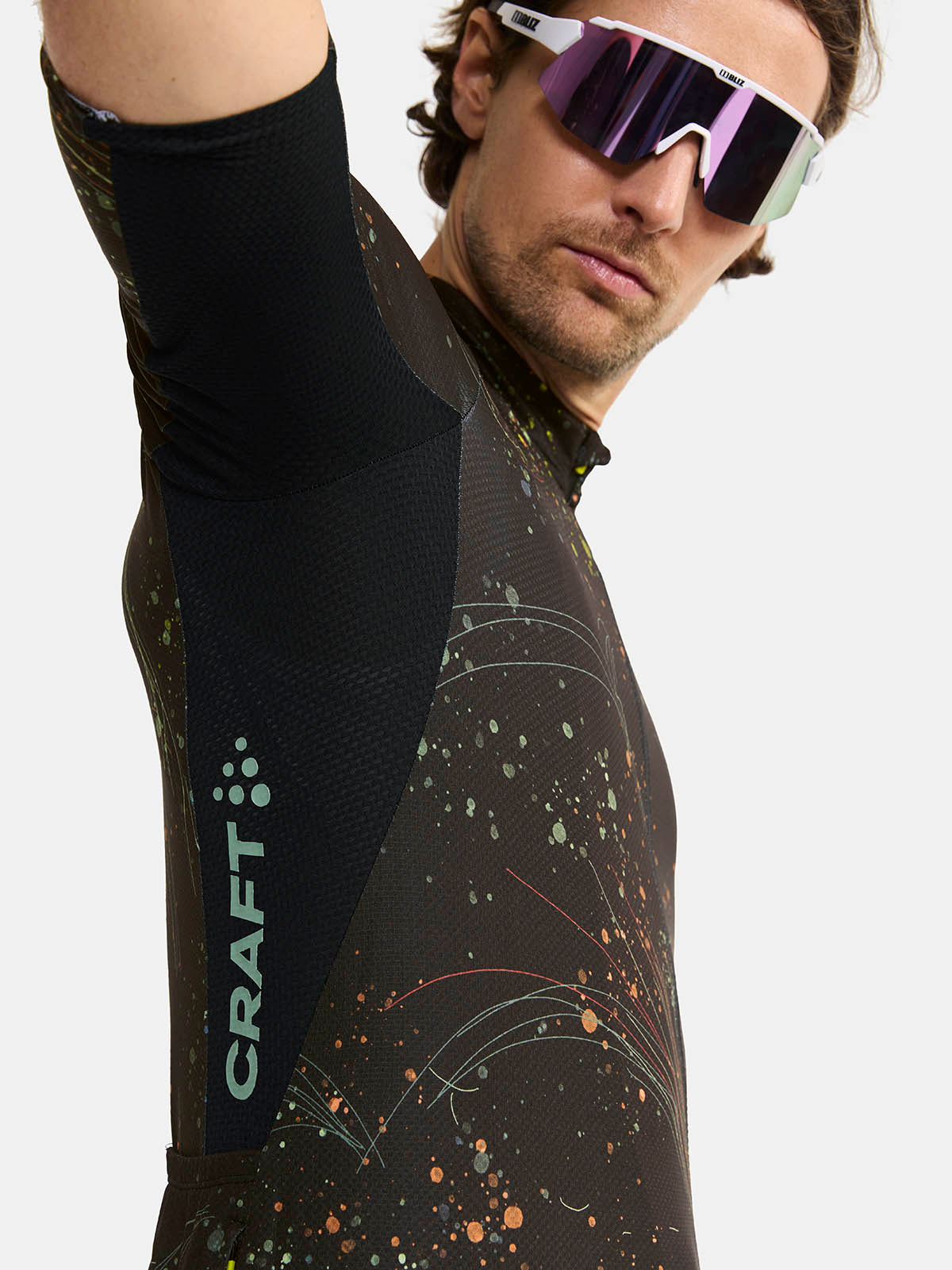 Craft Adv Endur Graphic Jersey M - Black-Multi