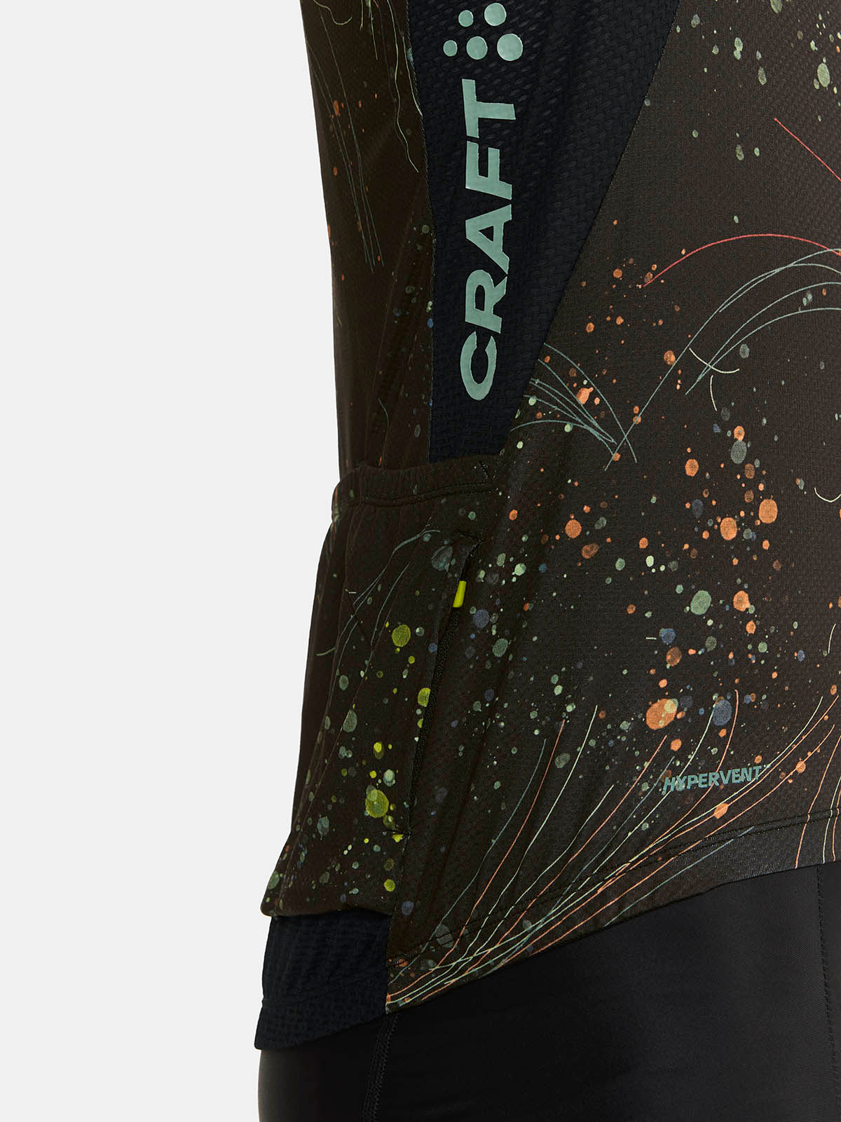Craft Adv Endur Graphic Jersey M - Black-Multi