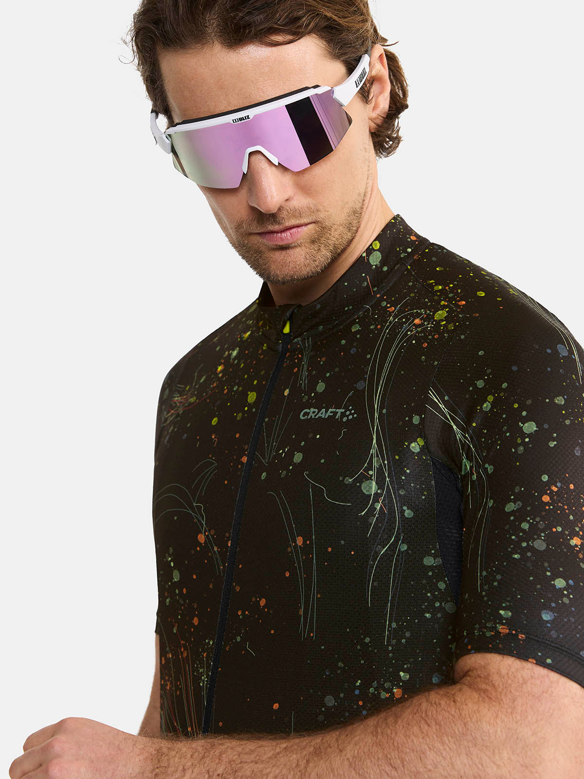 Craft Adv Endur Graphic Jersey M - Black-Multi