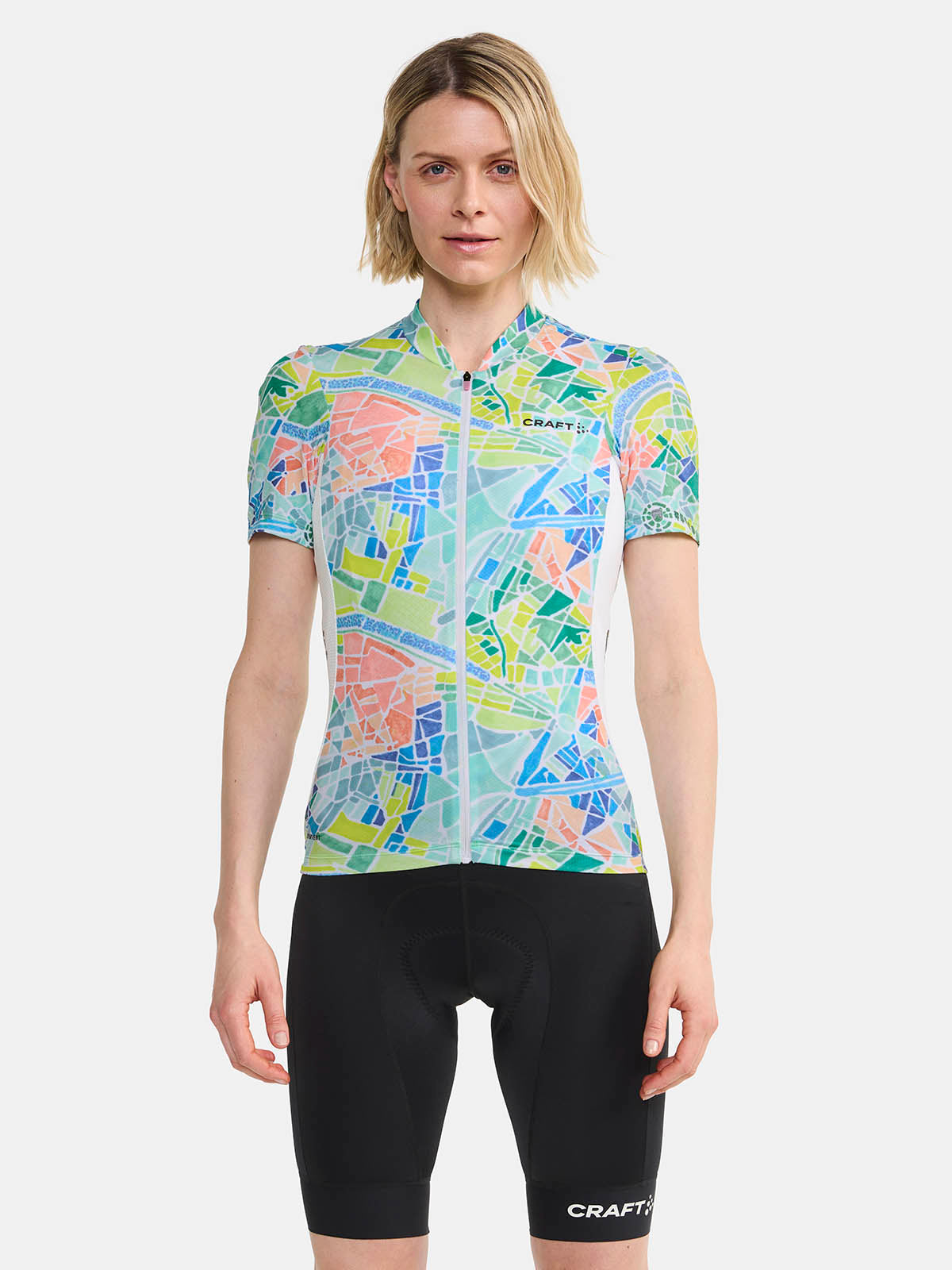 Craft Adv Endur Graphic Jersey W - White-Multi