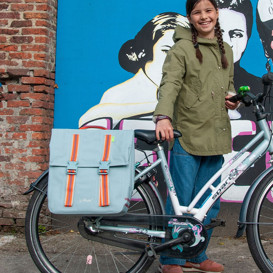 GOFLUO Fietstas Sig Sky Blue