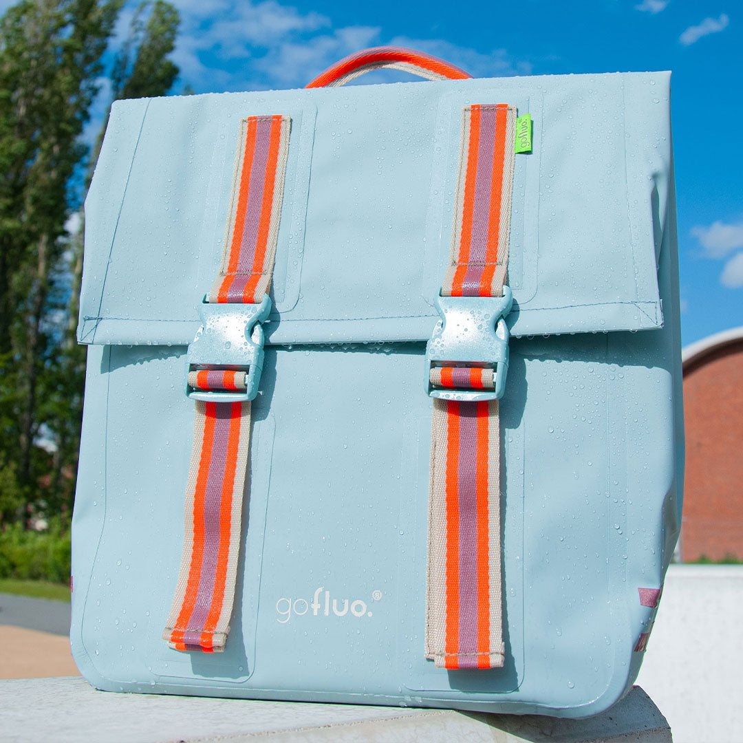 GOFLUO Fietstas Sig Sky Blue