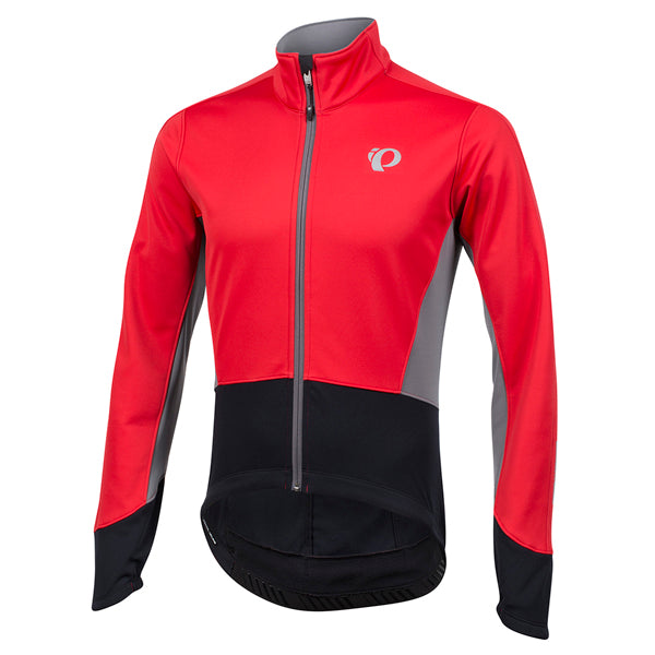 Pearl izumi elite pursuit softshell fietsjack rood