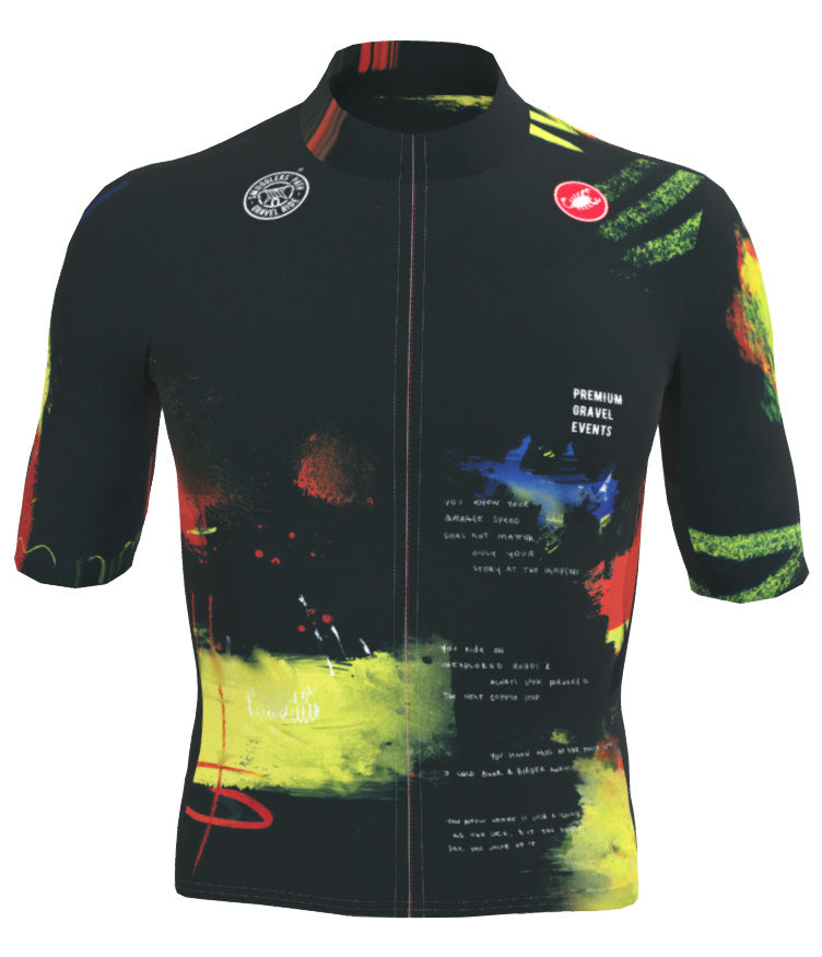 Castelli Smugglers Path Endurance Equipe Jersey Black Multi