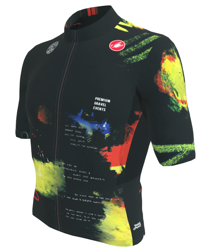 Castelli Smugglers Path Endurance Equipe Jersey Black Multi