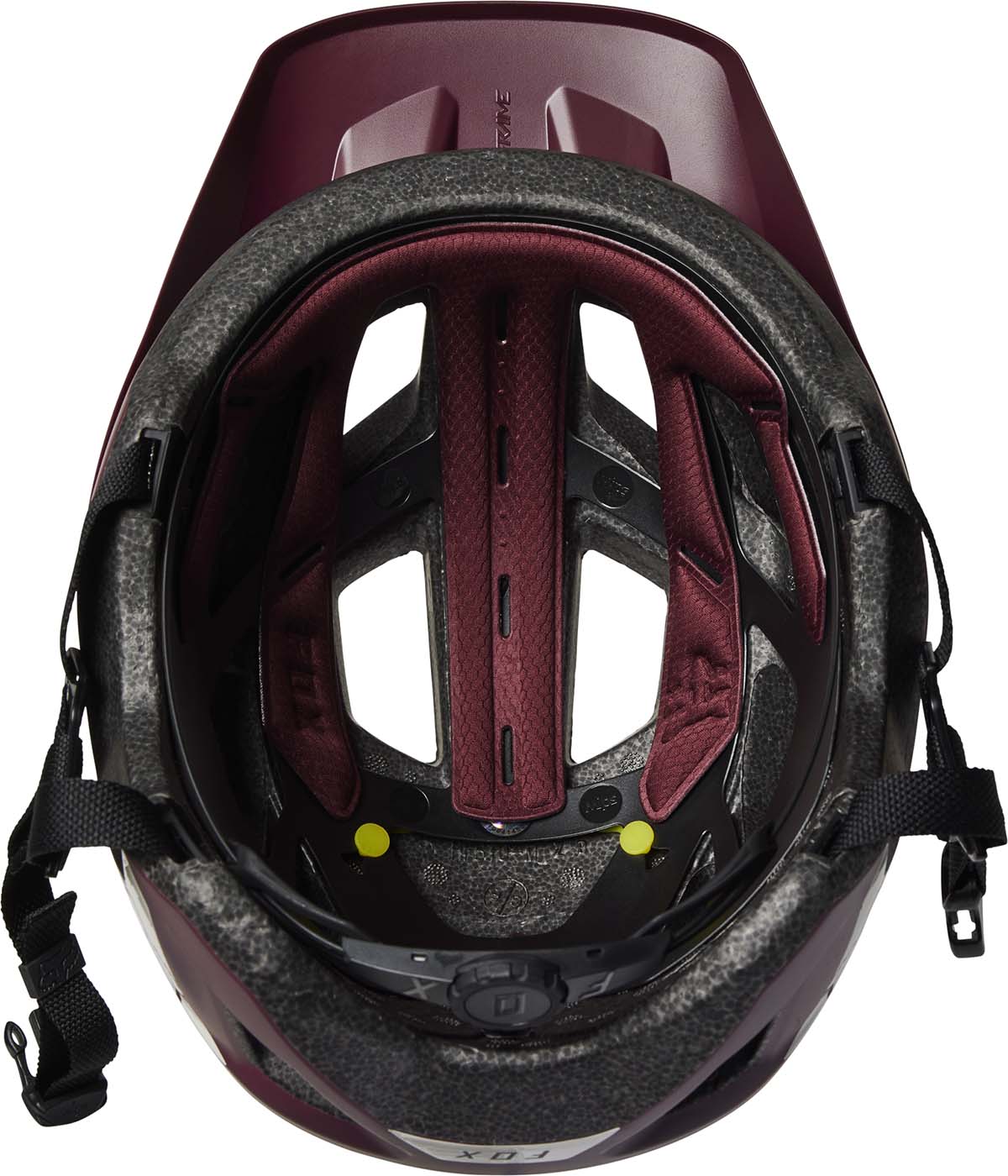 Fox Mainframe Helmet Trvrs - Dark Maroon