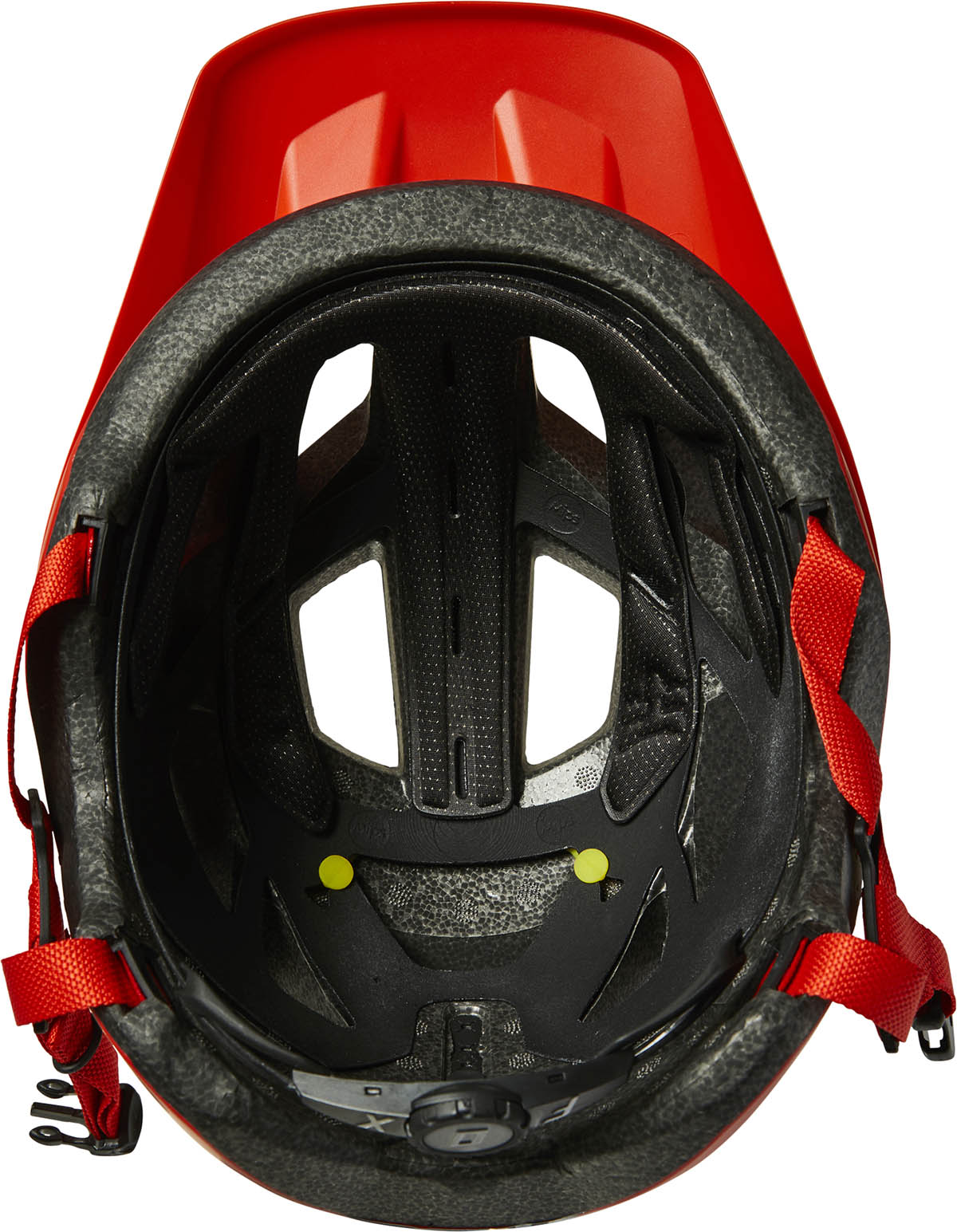 Fox Yth Mainframe Helmet, Ce - Fluo Red