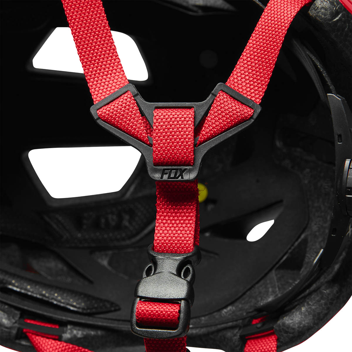 Fox Yth Mainframe Helmet, Ce - Fluo Red