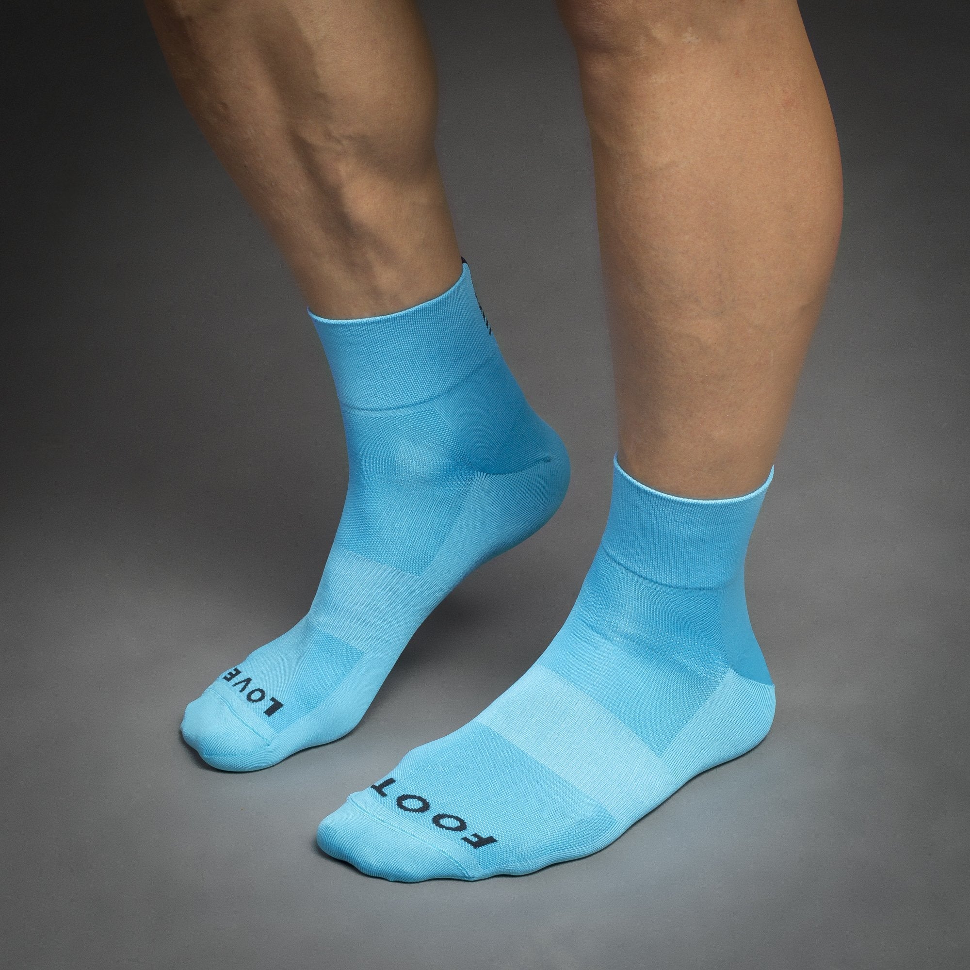 GripGrab lightweight sl short fietssok lichtblauw