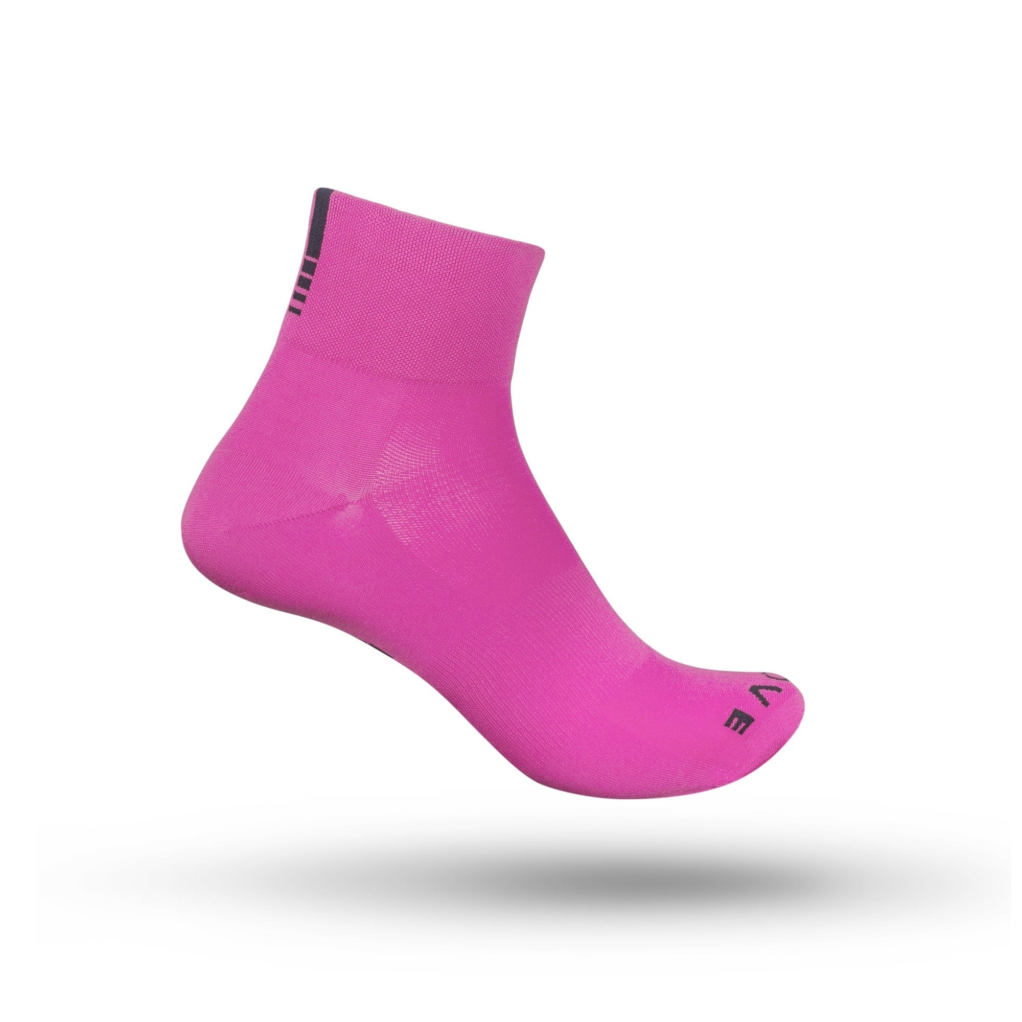 GripGrab lightweight sl short fietssok hi-vis roze
