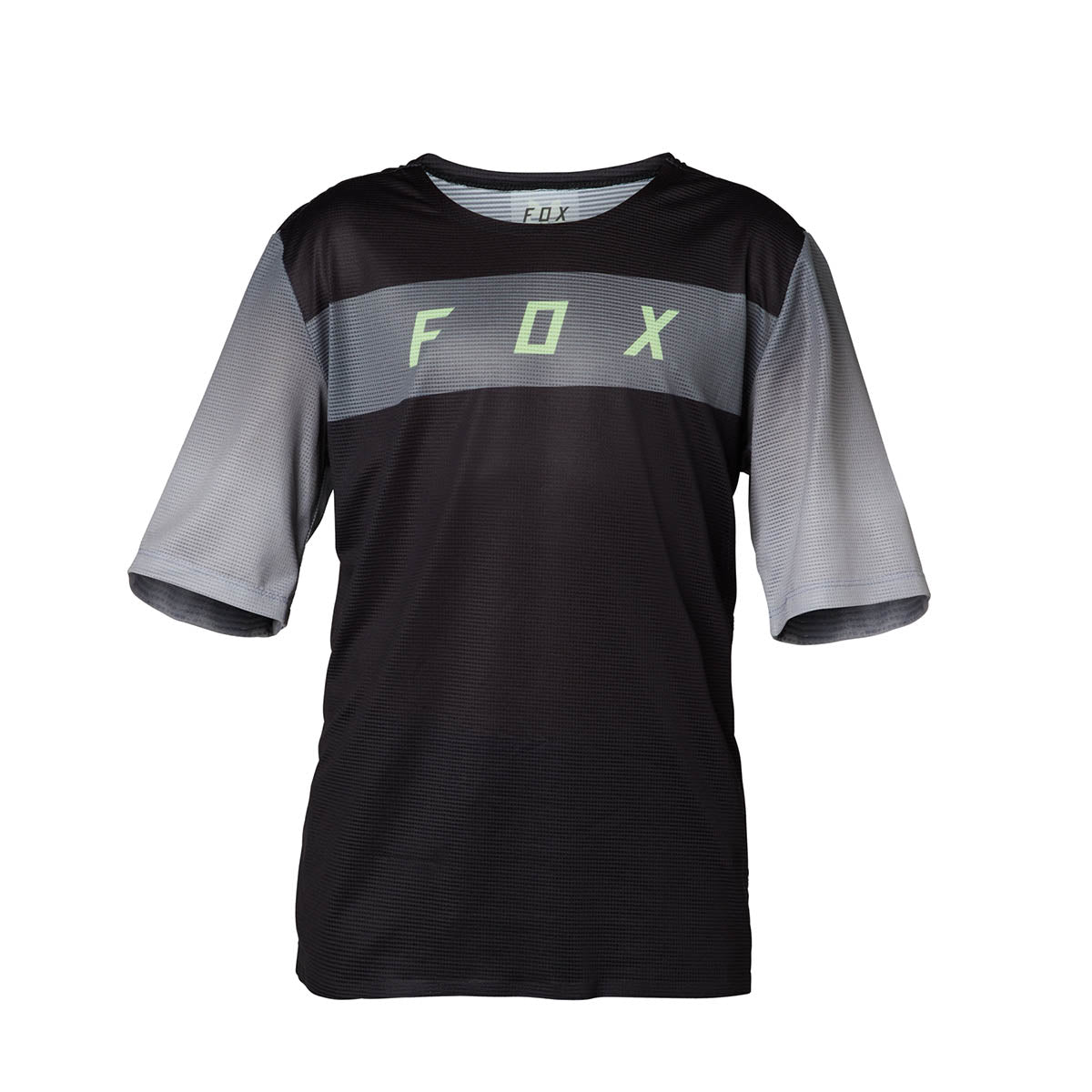 Fox Yth Flexair Ss Jersey - Black