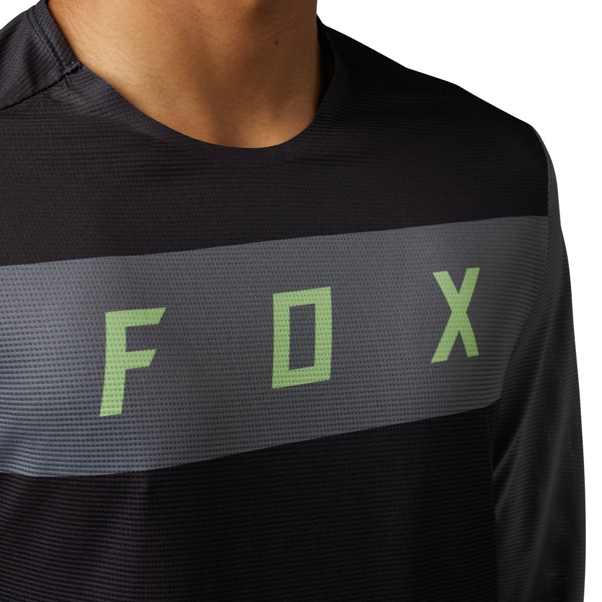 Fox Flexair Ls Jersey Arcadia - Black