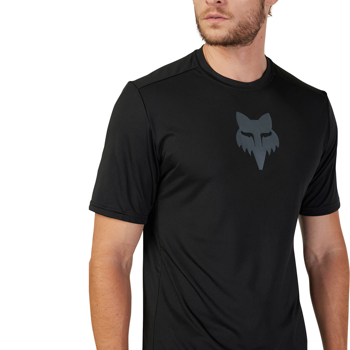 Fox Branger Ss Jersey Lab Head - Black