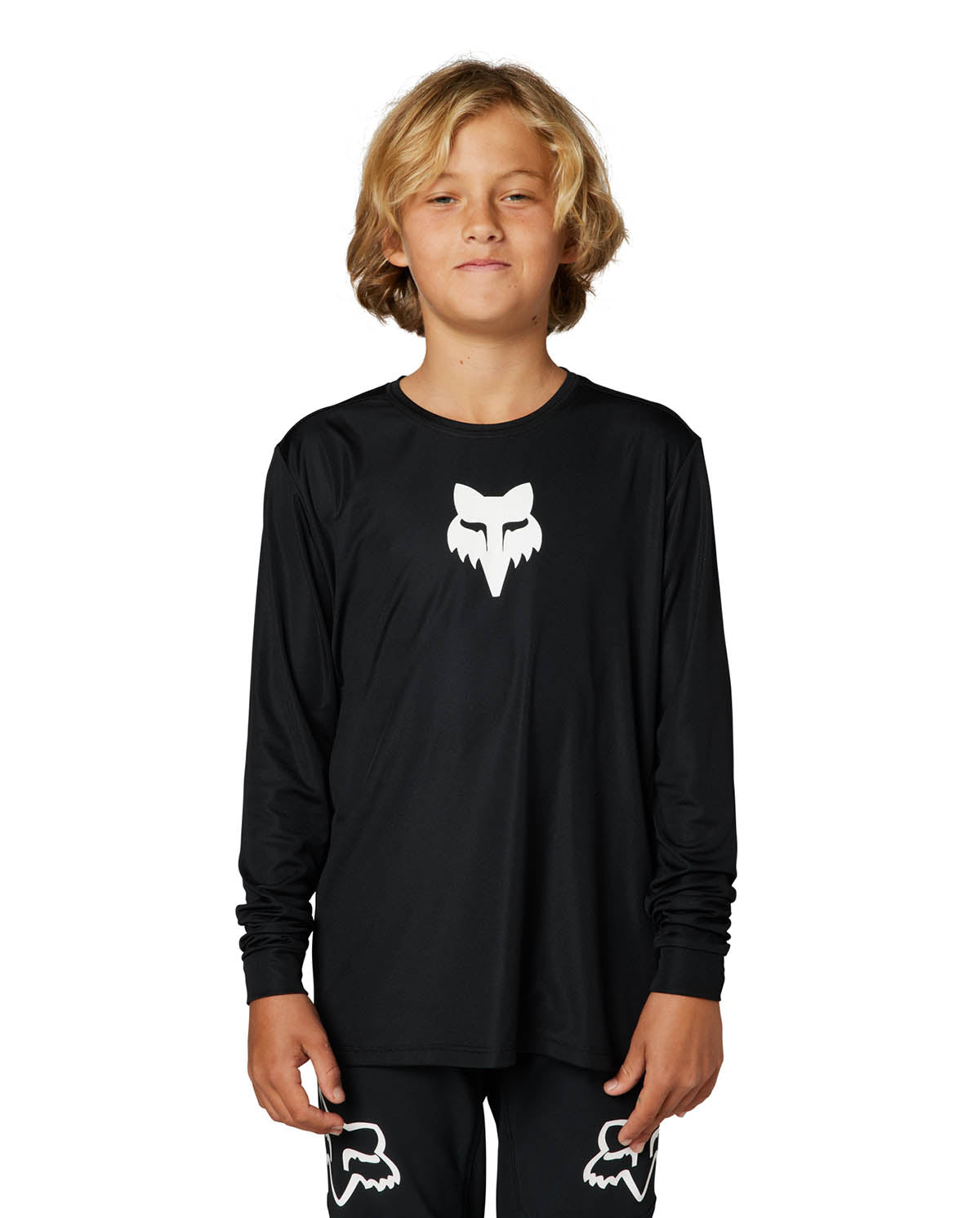 Fox Yth Ranger Ls Jersey 2 - Black