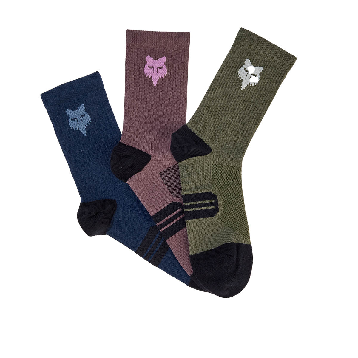 Fox 6" Ranger Sock Prepack Multi - Multi