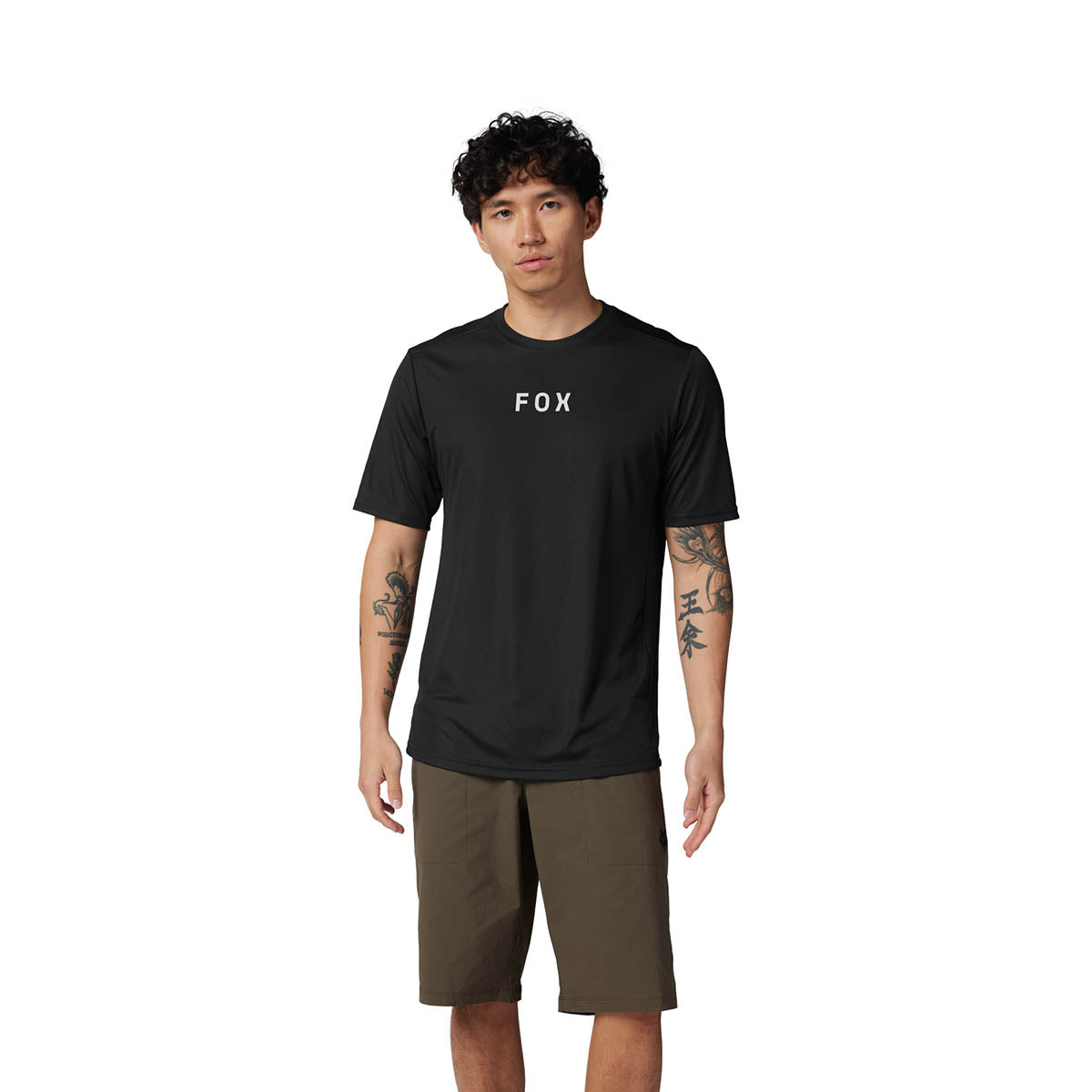 Fox Ranger Ss Jersey Moth - Black