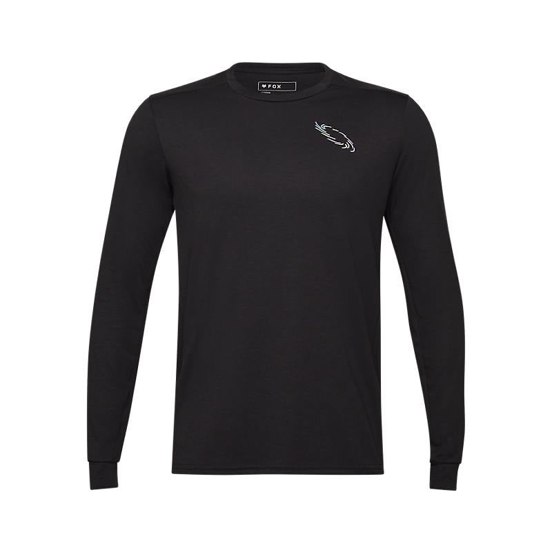 Fox Ranger Dr Md Ls Jersey Lunar - Black