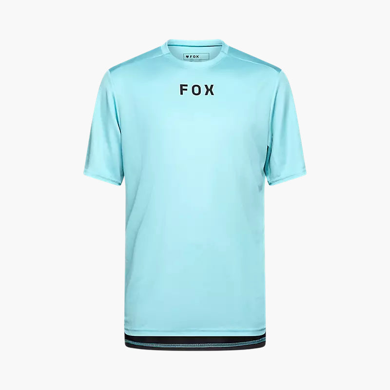 Fox Ranger Ss Jersey Wordmark - Vintage Wax Blue