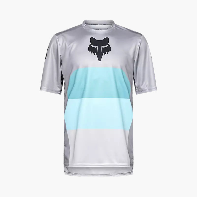 Fox Ranger Ss Jersey Grid - Steel Grey