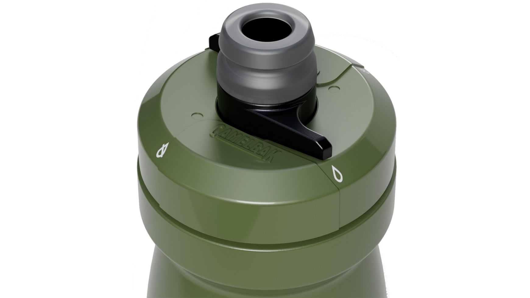 Camelbak podium bidon 600ml transparant deep fern