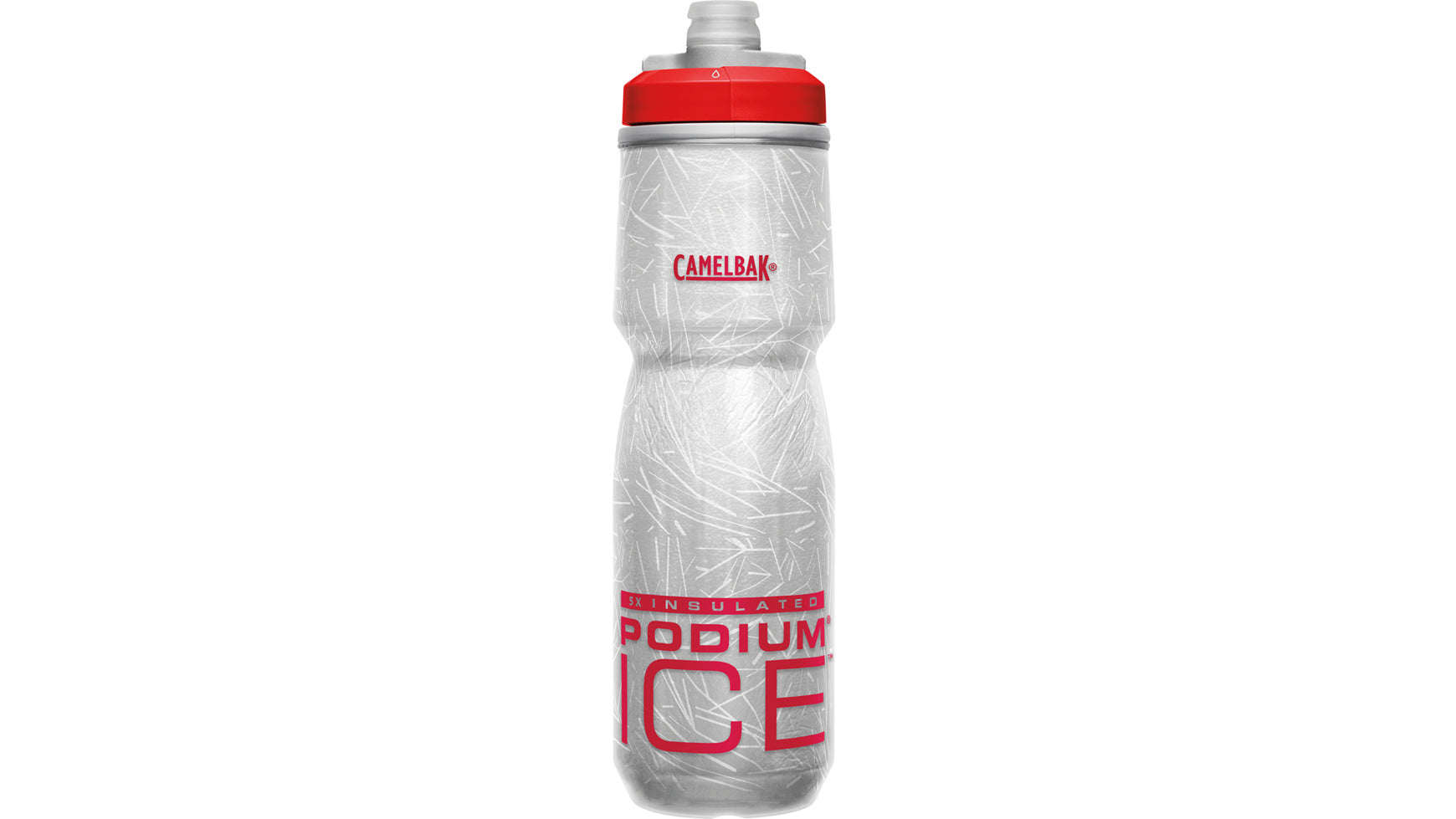Camelbak podium ice geïsoleerde bidon 600 ml Fiery red