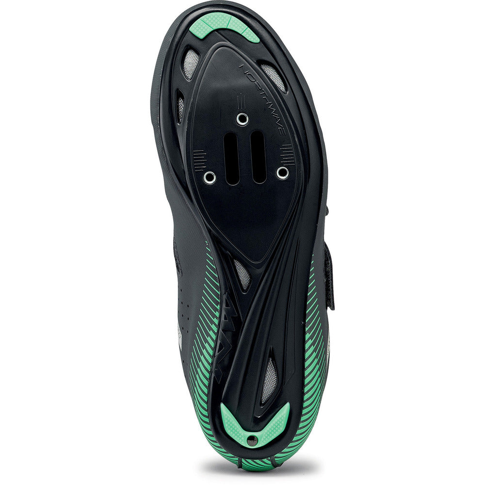 Northwave Core Fietsschoen Race Dames - Anthracite Light Green