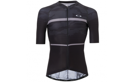 Oakley jawbreaker road fietsshirt met korte mouwen zwart