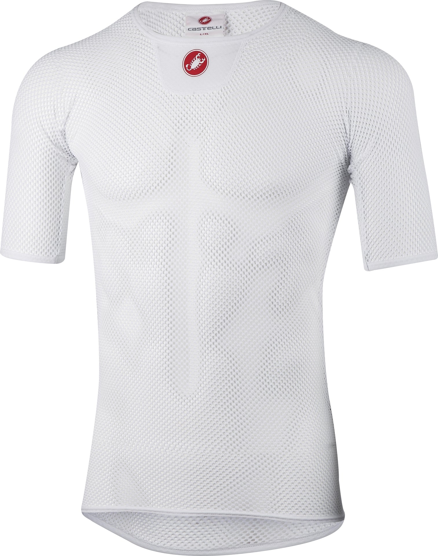 Castelli core mesh 3 ondershirt met korte mouwen wit