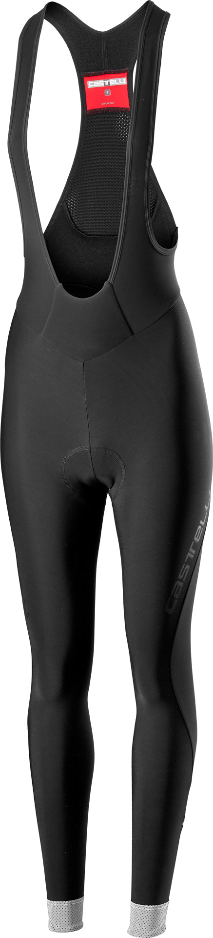 Castelli tutto nano dames lange fietsbroek met bretels zwart