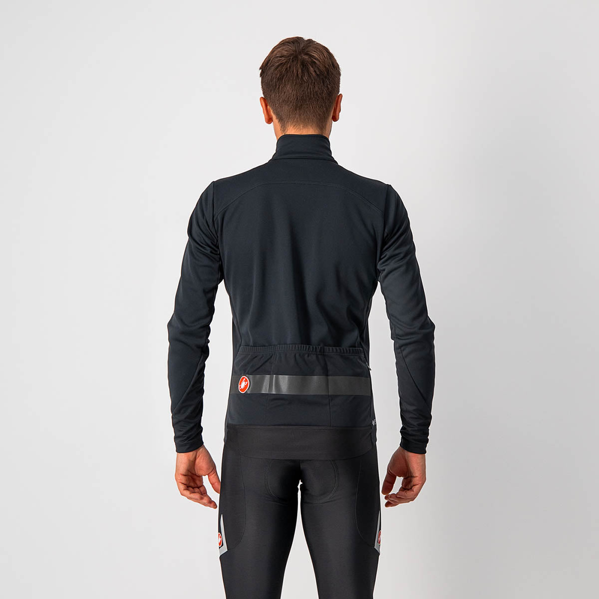 Castelli Raddoppia 3 Jacket Heren Light Black/ Black