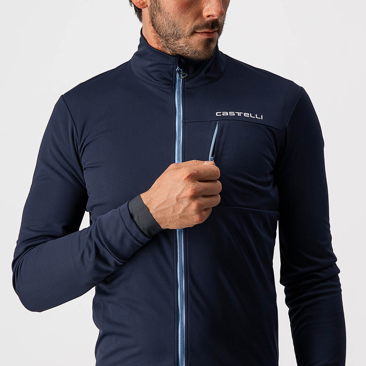 Castelli Go Jacket - Savile Blue