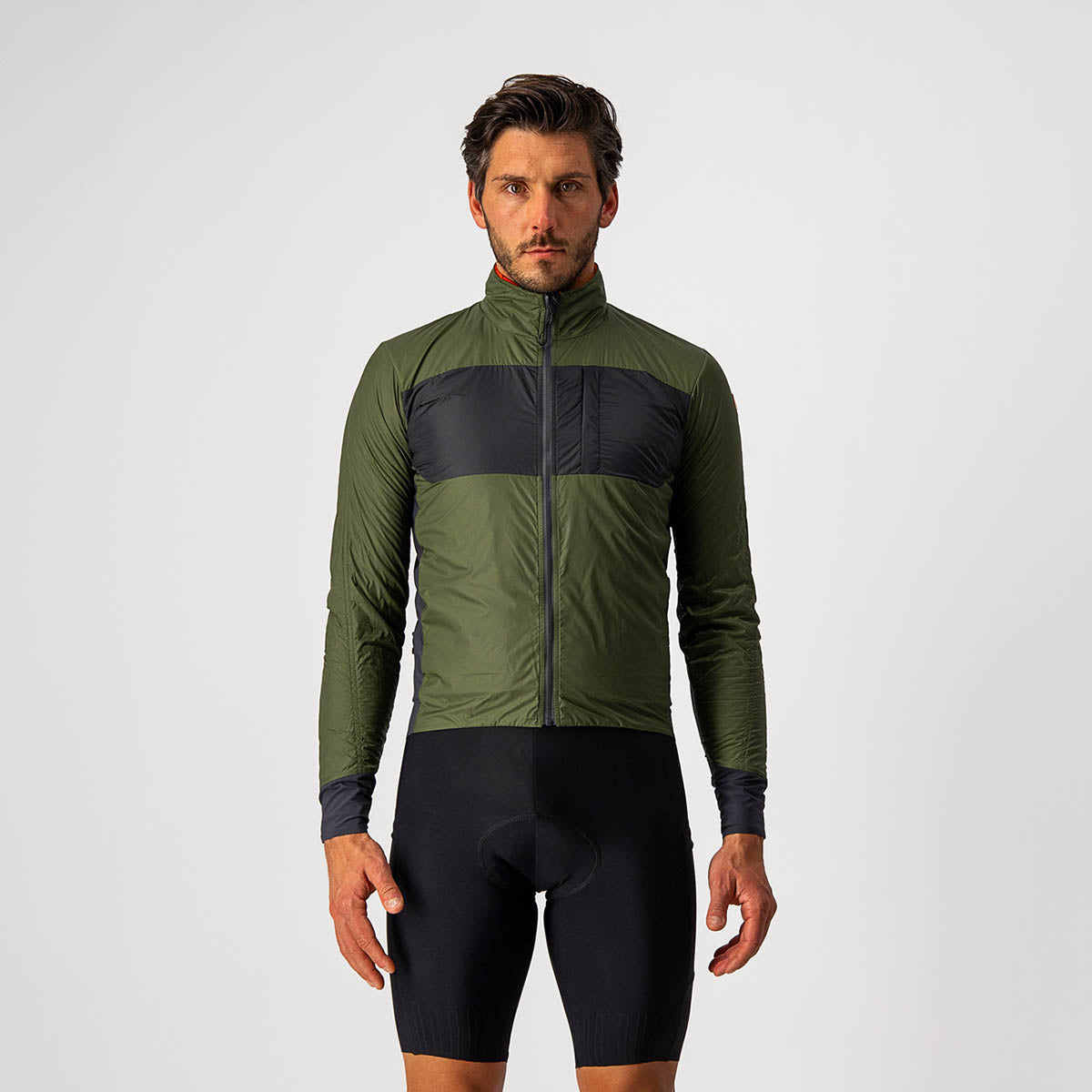 Castelli Unlimited Puffy Jacket Green/ Dark Gray