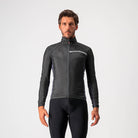 Castelli Squadra Stretch Jacket - Light Black/Dark Gray